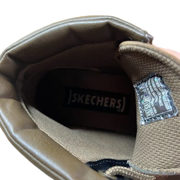 Skechers Brown Leather Lace Up Ankle Boots - Picture 11 of 12